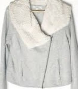 Ann Taylor Loft Grey & White Jacket
